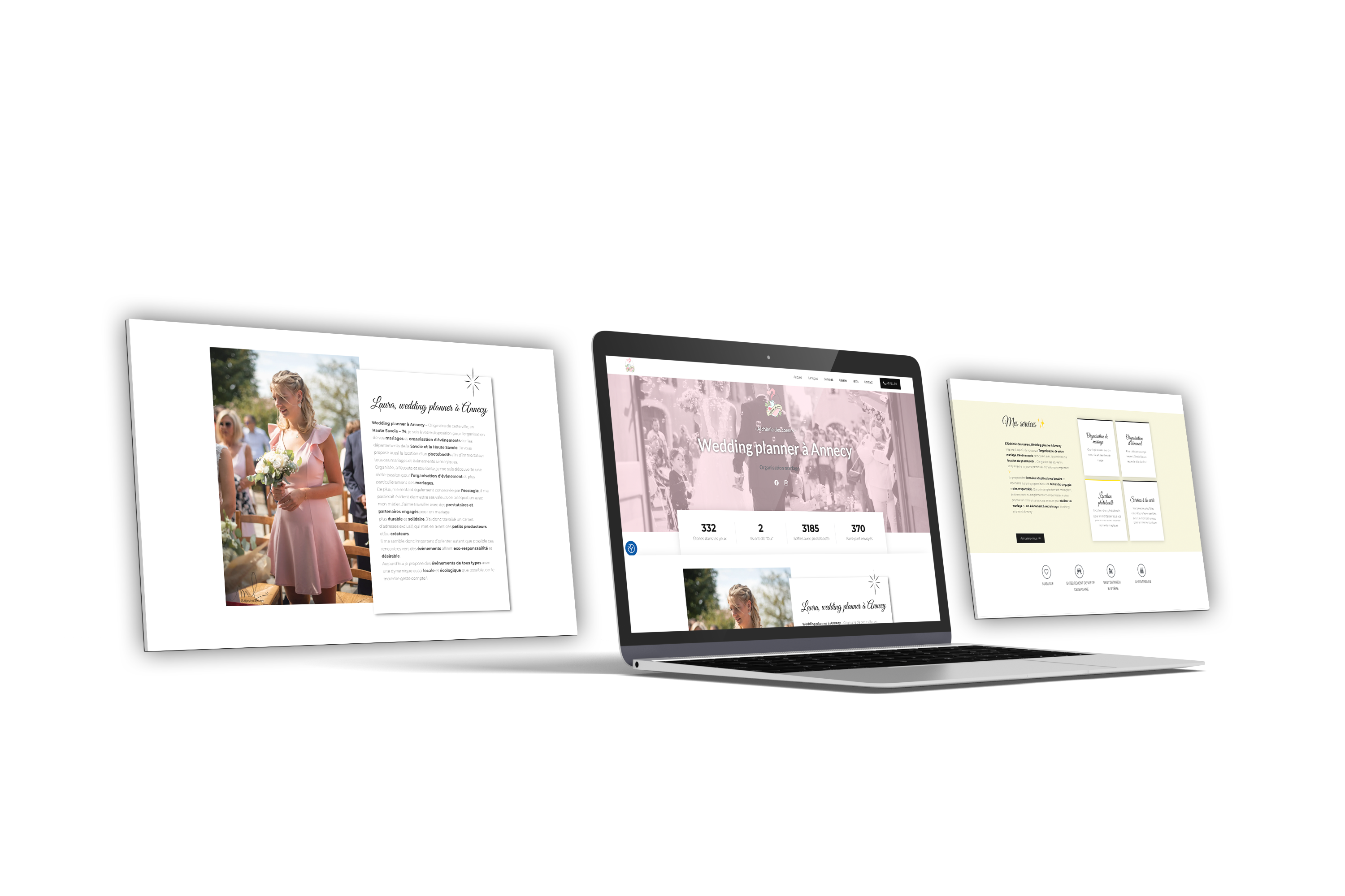 version desktop du site l'alchimie des coeurs