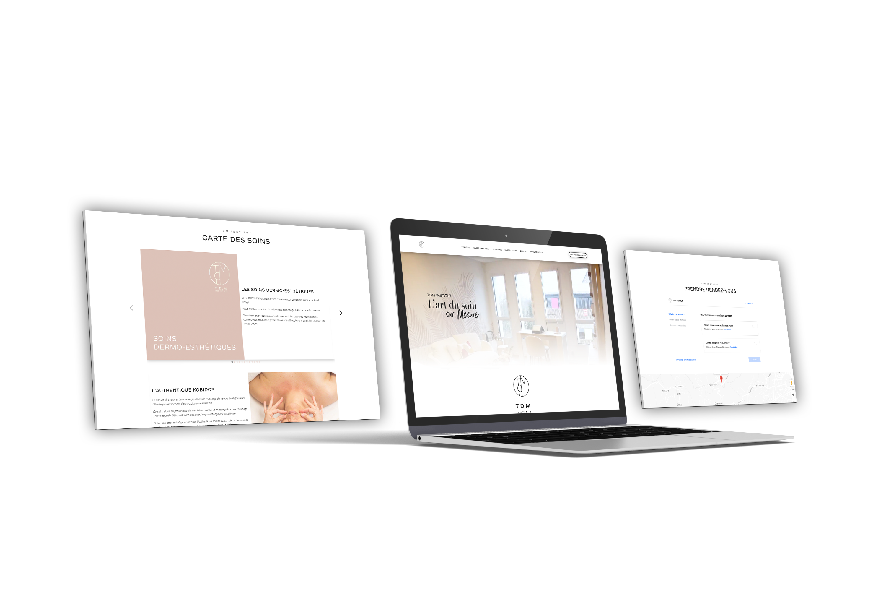 version desktop du site institut tdm
