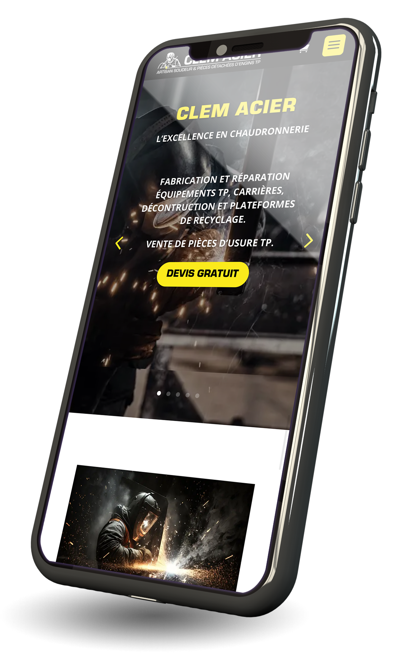 mockup phone clem acier - boutique tp en ligne