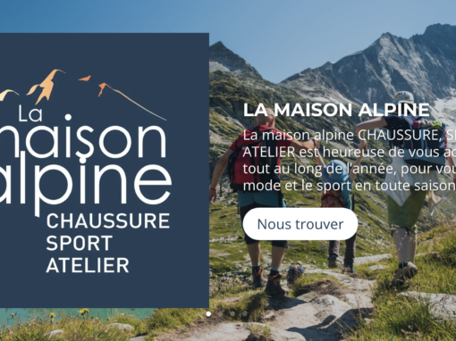Aperçu d'un site internet réalisé par A.Gaveau
